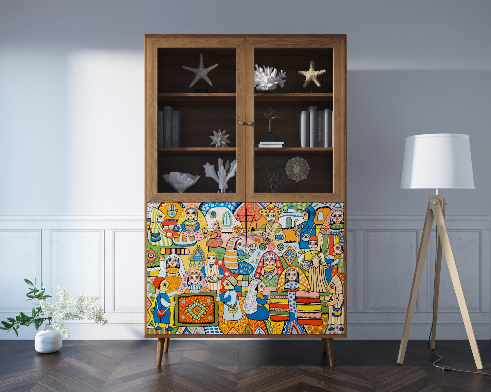 фото Буфет "Berber" принт 1 арт BB07/Print_01