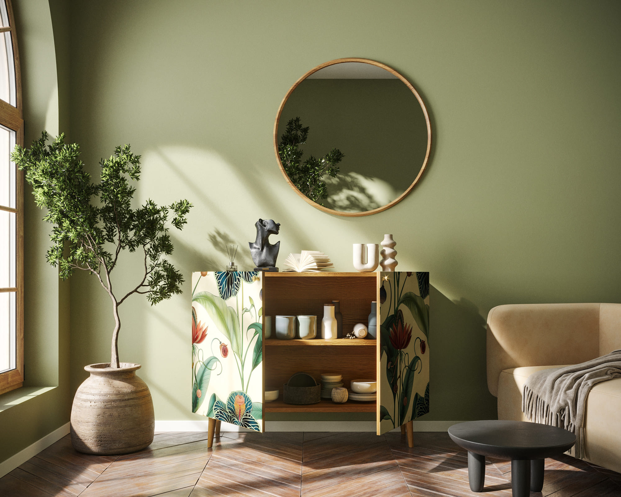 купить Комод "Berber" две дверки 55 принт арт BB04/Print_55 в Москве купить Комод "Berber" две дверки 55 принт арт BB04/Print_55