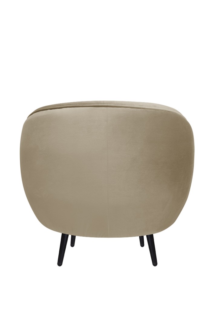 Мягкое кресло Small Benee Taupe на черных ножках в интернет-магазине в Москве Мягкое кресло Small Benee Taupe на черных ножках в интернет-магазине