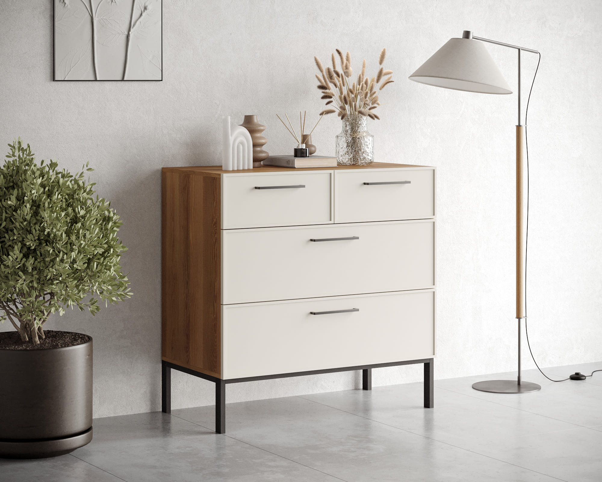 заказать Комод с четырьмя ящиками "Nicole" NR22