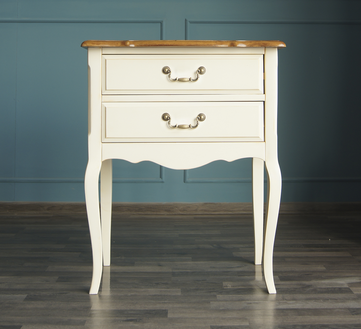 фото Прикроватная тумба "Leontina" на 2 ящика арт ST9306