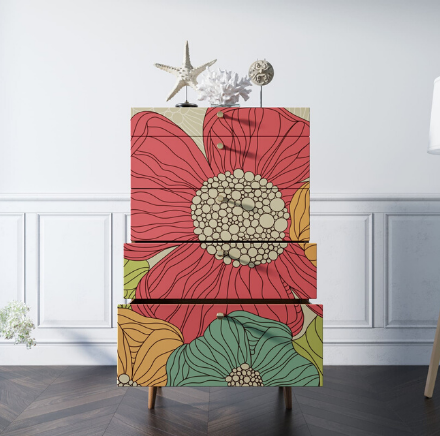 купить Комод высокий "Berber" принт 5 арт BB10/Print_05 в Москве купить Комод высокий "Berber" принт 5 арт BB10/Print_05