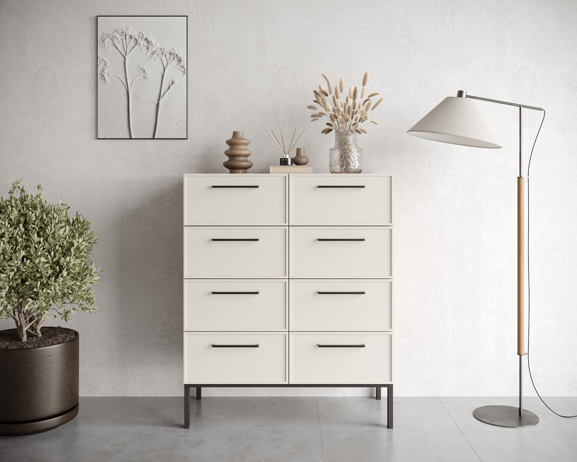 Комод на восемь ящиков "Nicole" арт NEM20 в интернет-магазине в Москве Комод на восемь ящиков "Nicole" арт NEM20 в интернет-магазине