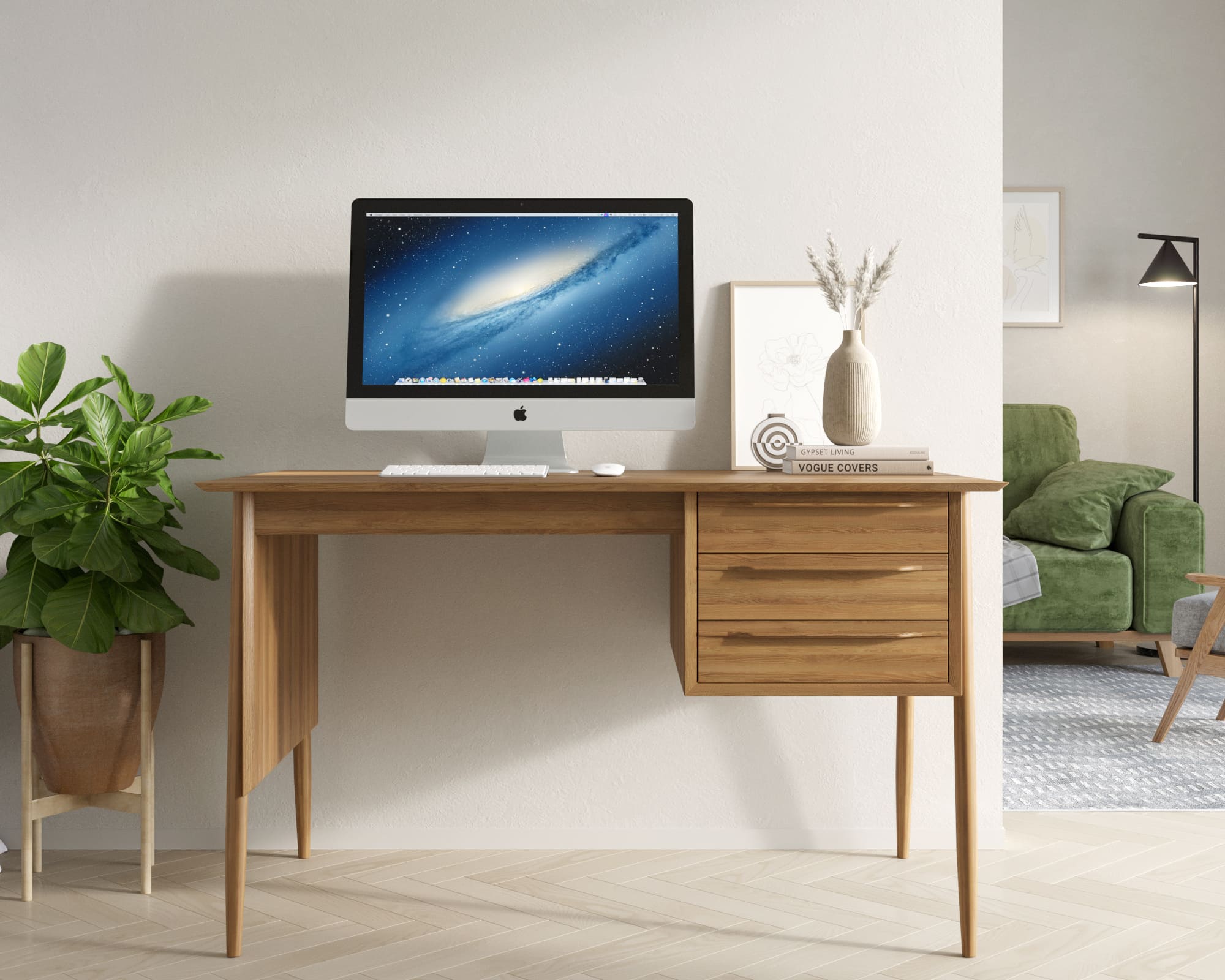 заказать Рабочий письменный стол"Bruni" малый арт BR47-2