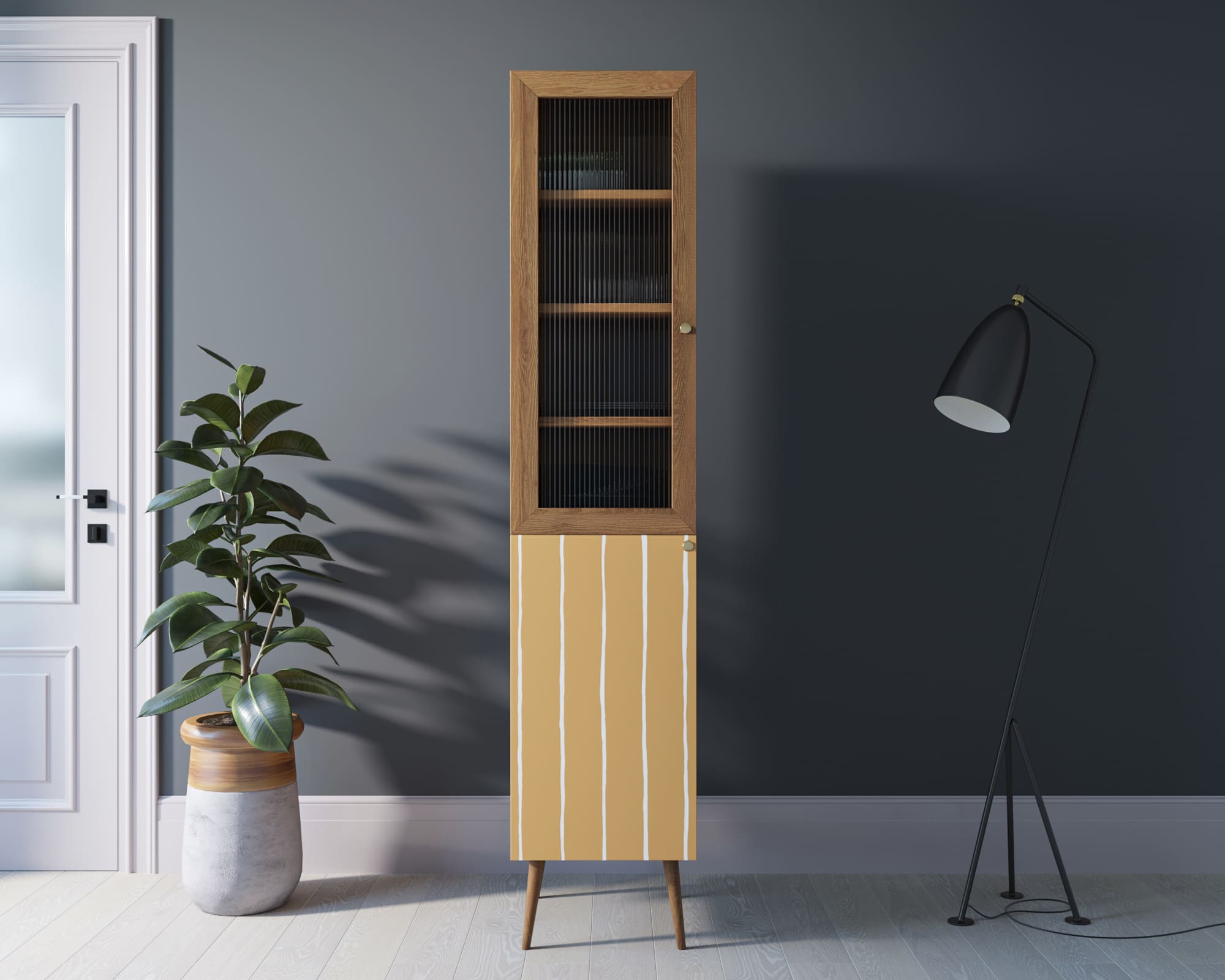 Буфет "Berber" узкий принт 43 арт BB39/Print_43 в интернет-магазине