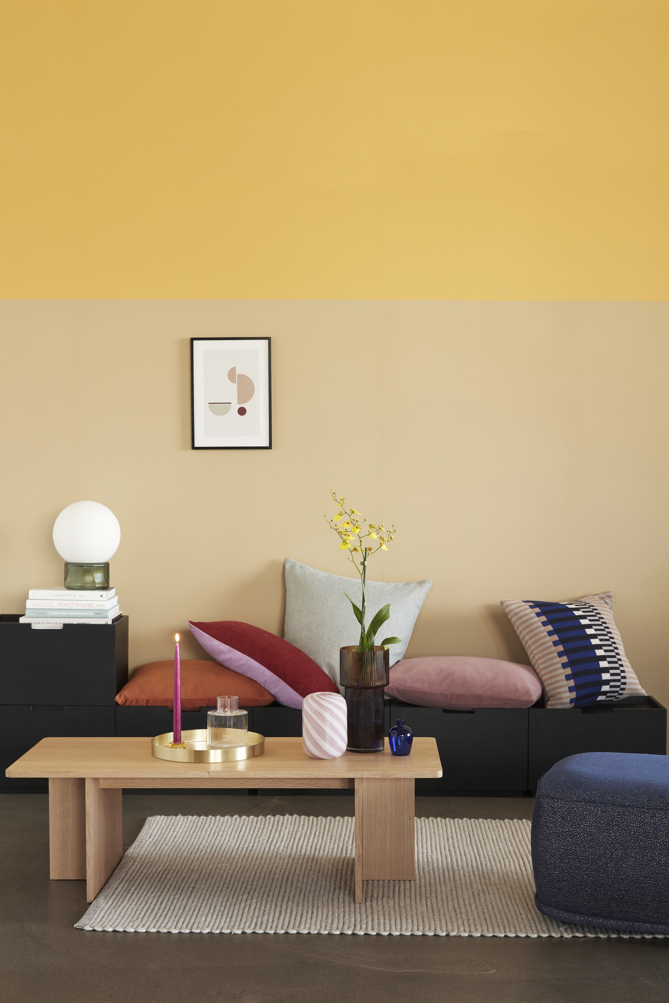 купить Пуф прямоугольный HUBSCH арт 021210