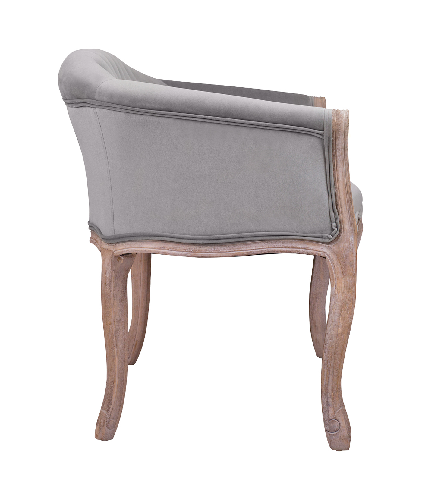 заказать Двухместный дизайнерский диван Kandy Double Grey Velvet