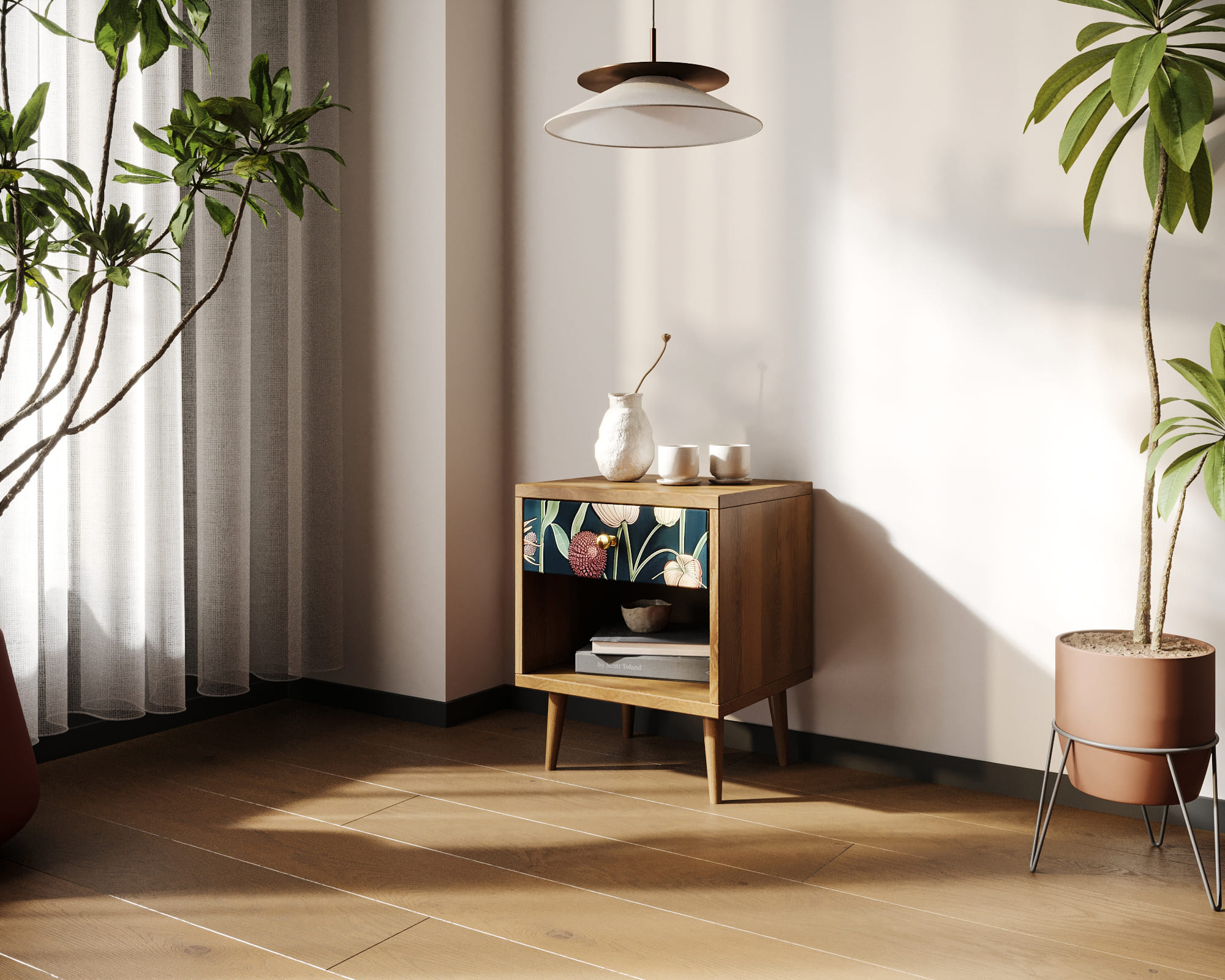 заказать Тумбочка "Berber" с открытой полкой арт BB33/Print_54 в Москве заказать Тумбочка "Berber" с открытой полкой арт BB33/Print_54