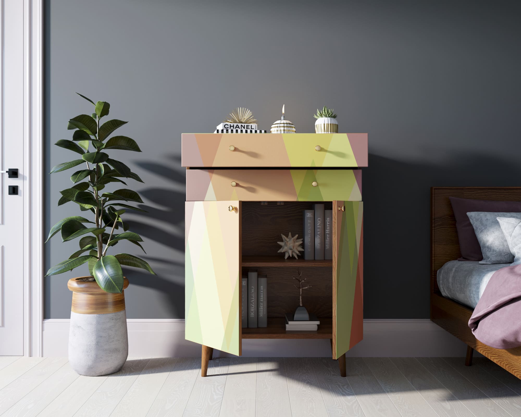 Комод "Berber" большой принт 16 арт BB12/Print_16 в интернет-магазине