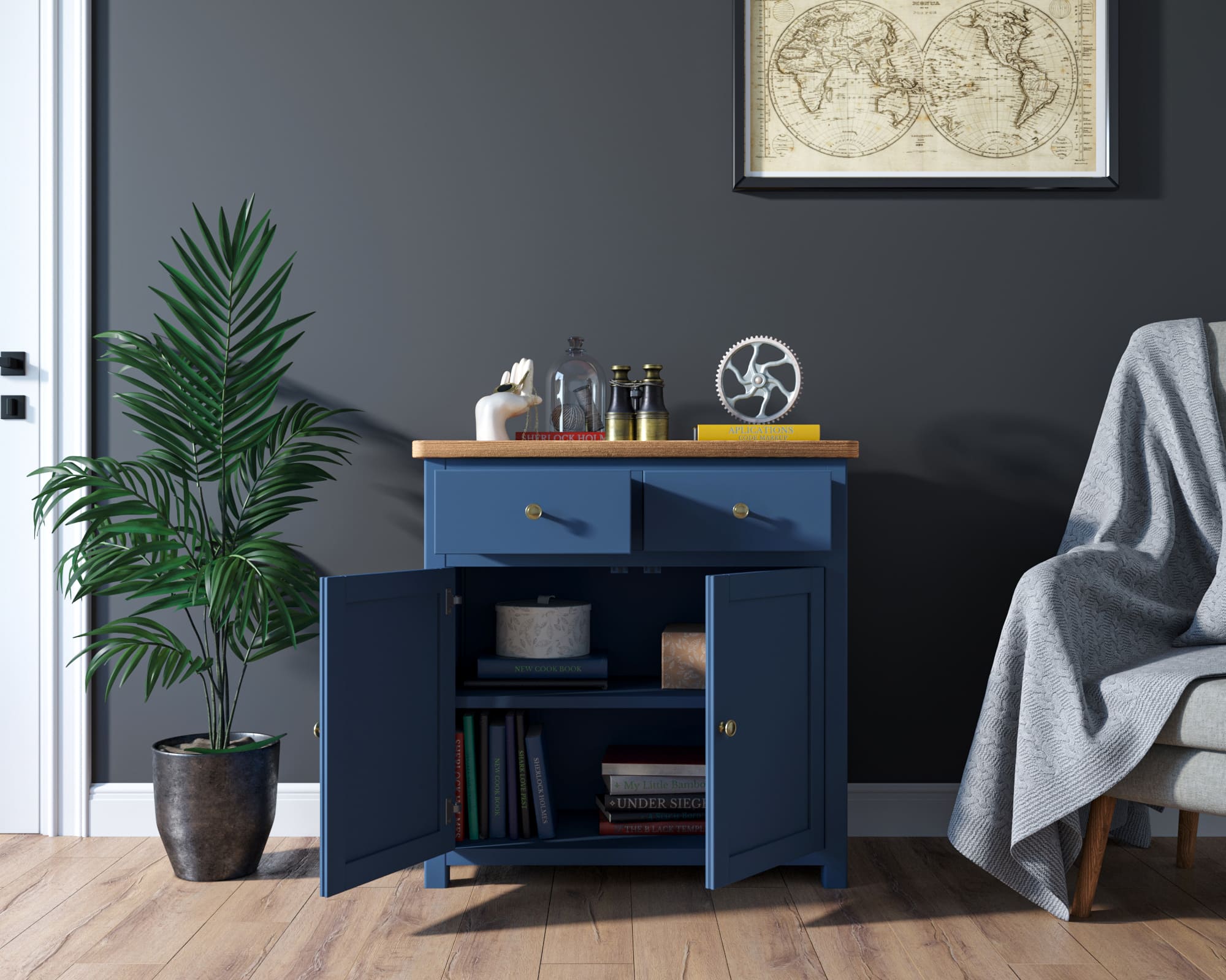 купить Комод "Jules Verne" две дверки два ящика арт JV20ETGYB в Москве купить Комод "Jules Verne" две дверки два ящика арт JV20ETGYB