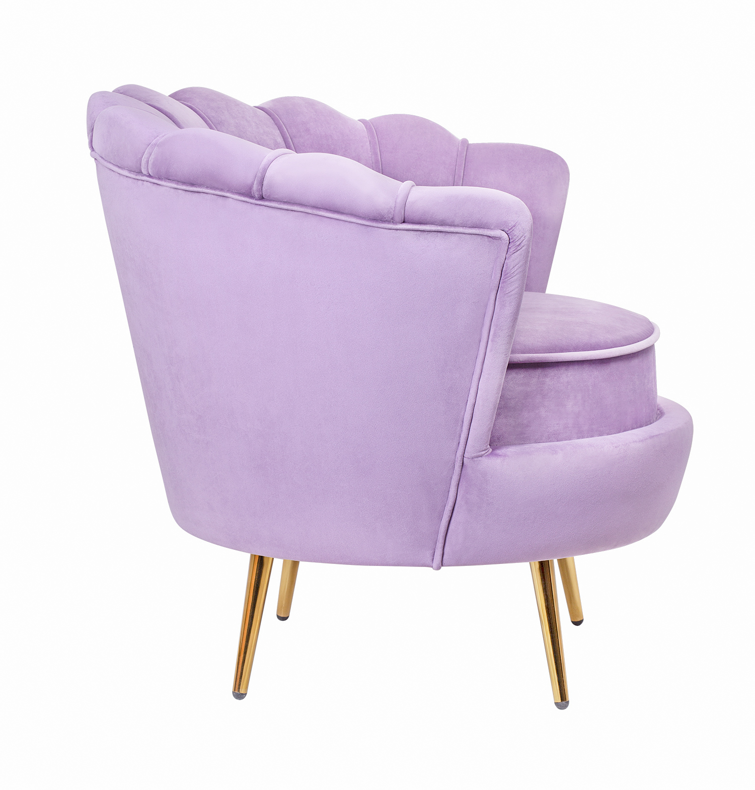 заказать Низкое кресло ракушка Pearl Purple