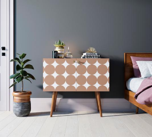 Комод на высоких ножках "Berber" малый принт 17 арт BB13/Print_17 в Москве Комод на высоких ножках "Berber" малый принт 17 арт BB13/Print_17