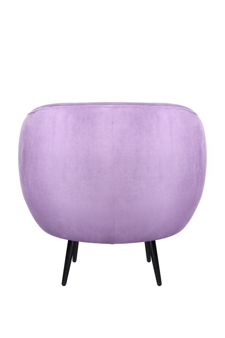 Мягкое кресло Benee Purple на черных ножках в интернет-магазине в Москве Мягкое кресло Benee Purple на черных ножках в интернет-магазине