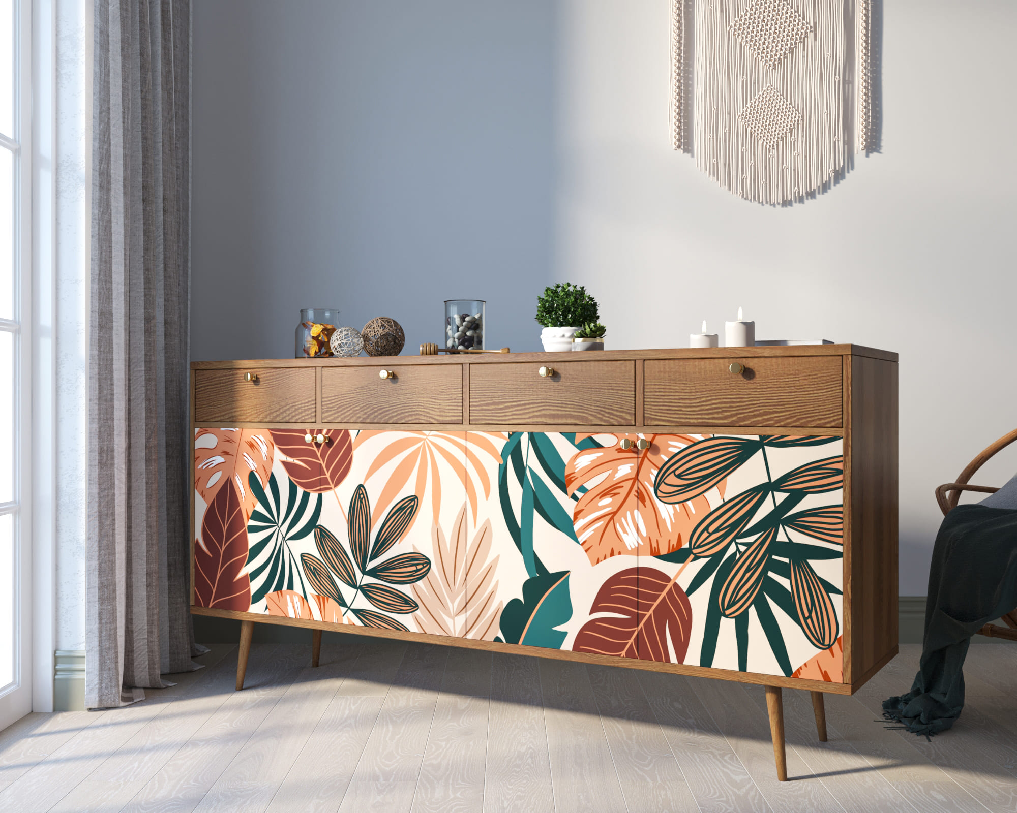 заказать Комод "Berber" четыре дверки и четыре ящика 25 принт арт BB25/Print_25 в Москве заказать Комод "Berber" четыре дверки и четыре ящика 25 принт арт BB25/Print_25