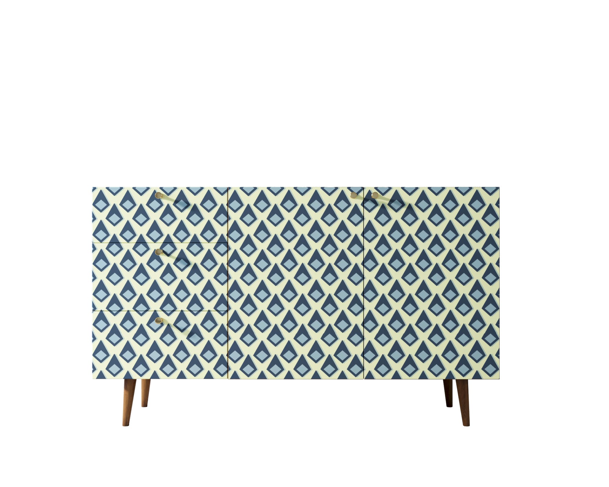 заказать Комод "Berber" с двумя дверками и ящиками принт 13 арт BB17/Print_13