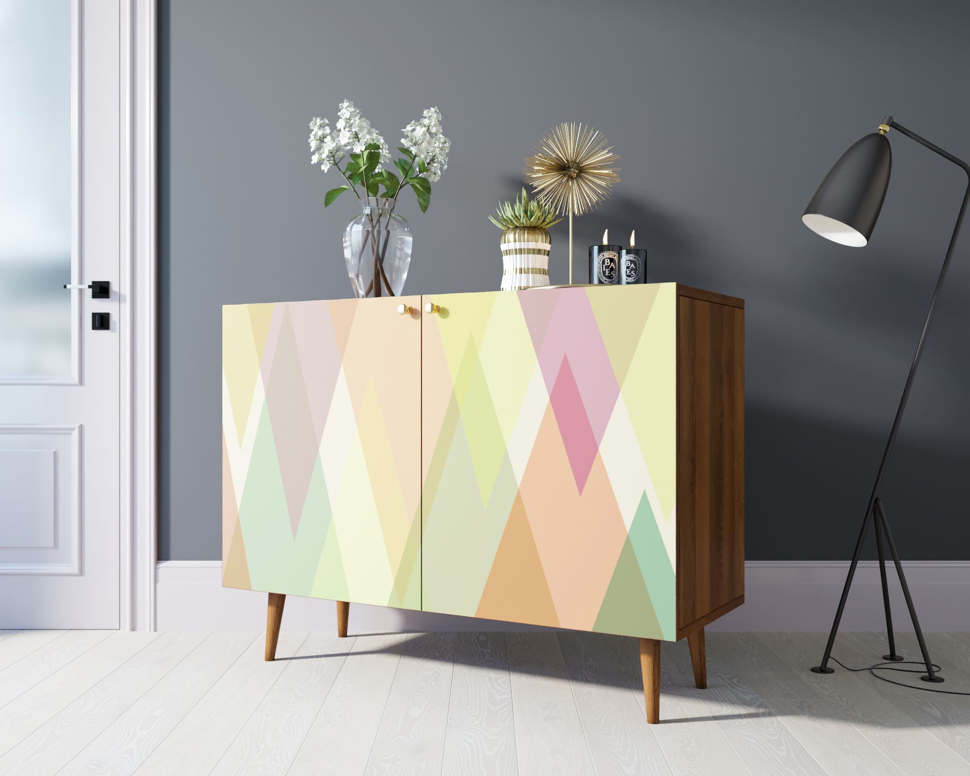 фото Комод "Berber" две дверки 16 принт арт BB04/Print_16