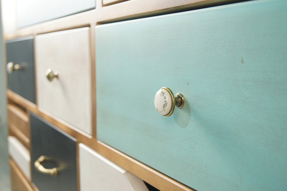 купить Комод «Aquarelle Birch» 14 ящиков арт RE-13ETG/4