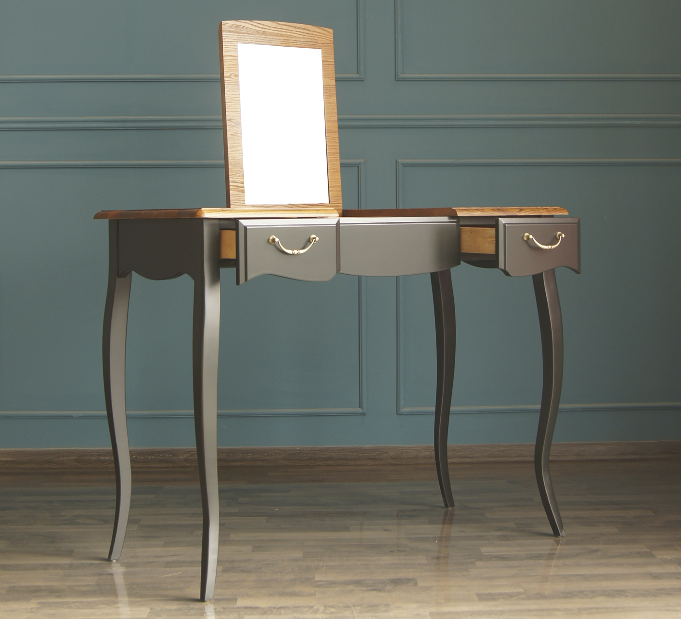 заказать Туалетный стол "Leontina Black" арт ST9309BLK