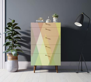 купить Комод высокий "Berber" принт 16 арт BB10/Print_16
