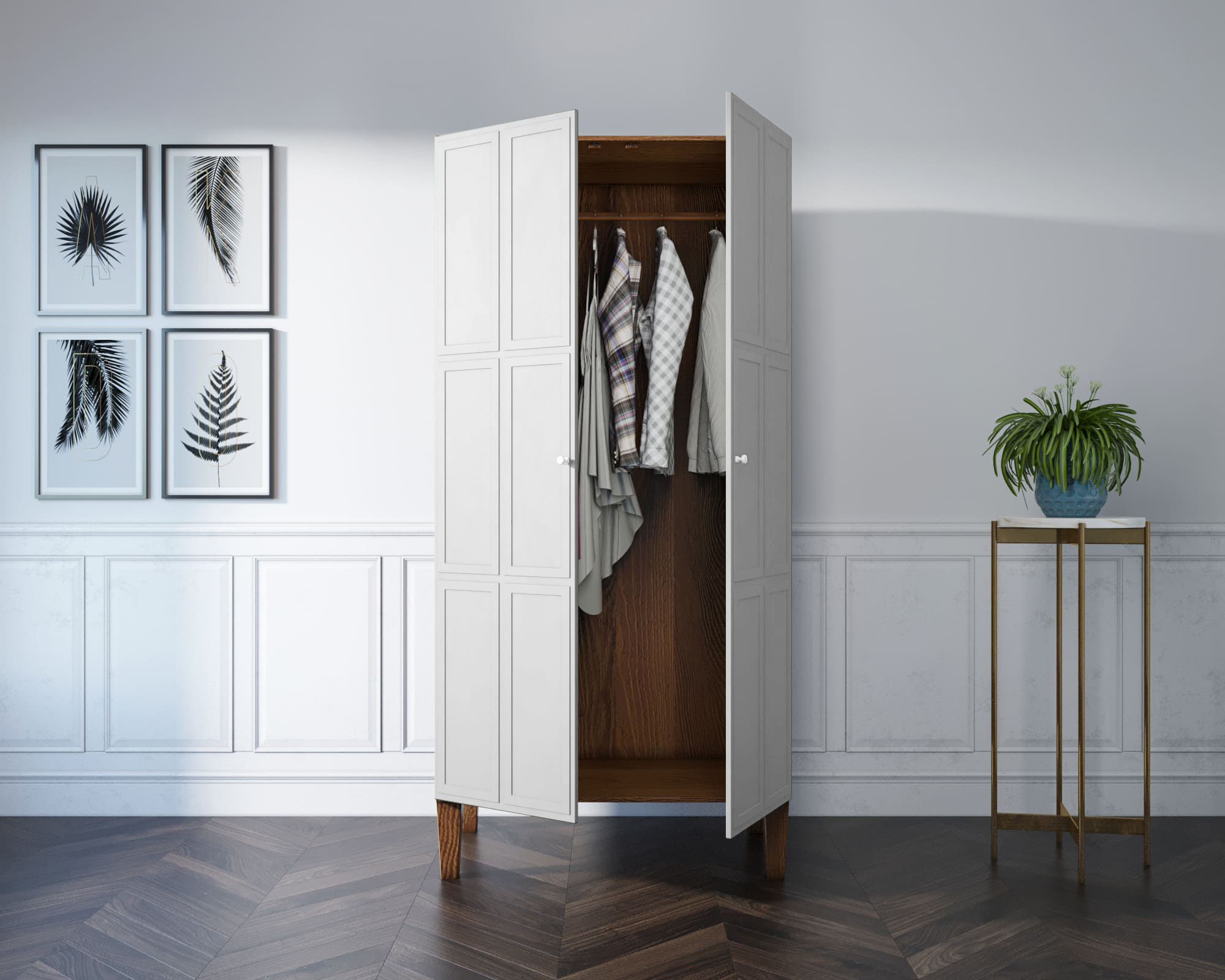 заказать Шкаф "Andersen" двухстворчатый арт AN09WH