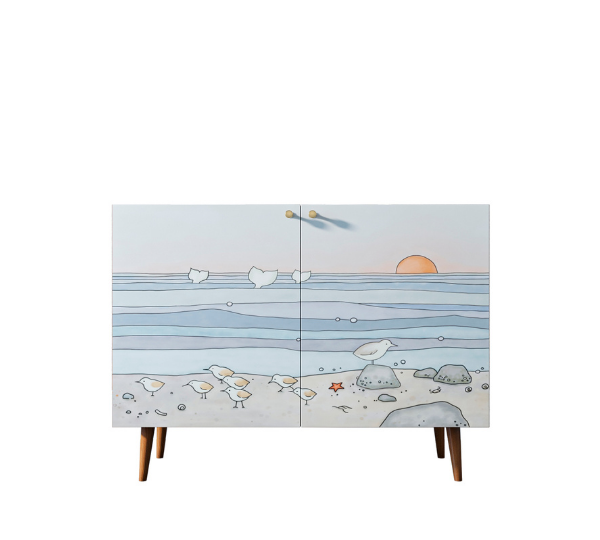 заказать Комод "Berber" две дверки 10 принт арт BB04/Print_10