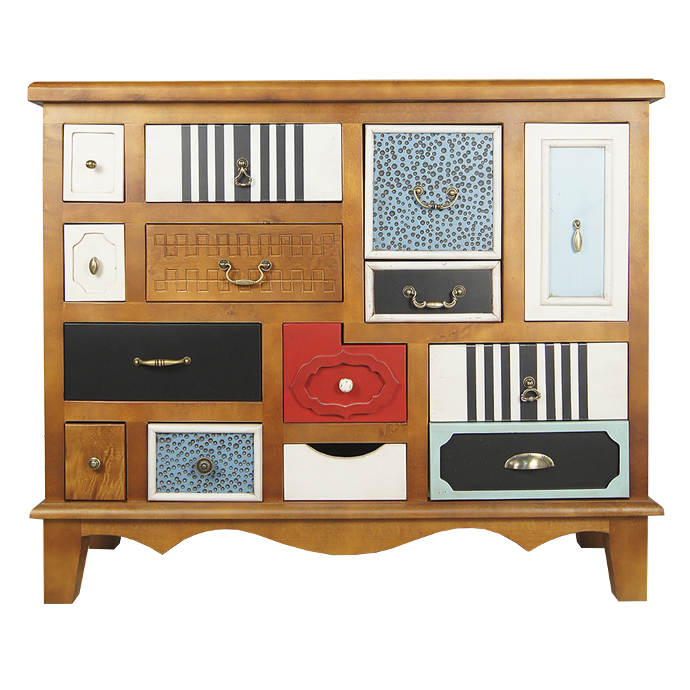 фото Комод "Gouache Birch"  темный арт M10594ETG/1