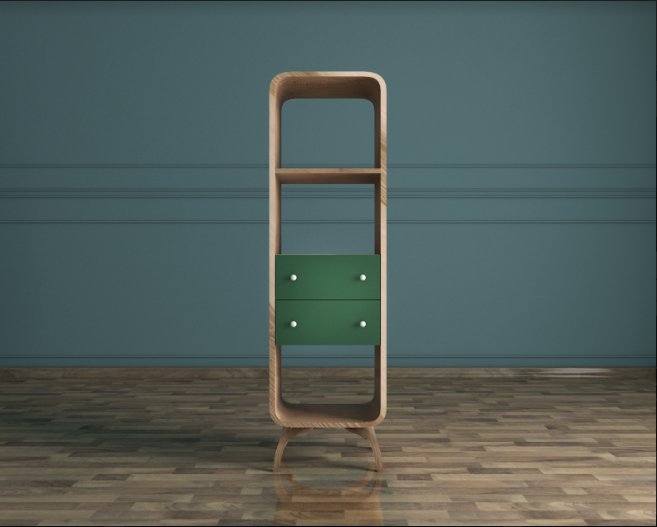 купить Стеллаж "Ellipse" узкий с ящиками арт EL17G в Москве купить Стеллаж "Ellipse" узкий с ящиками арт EL17G