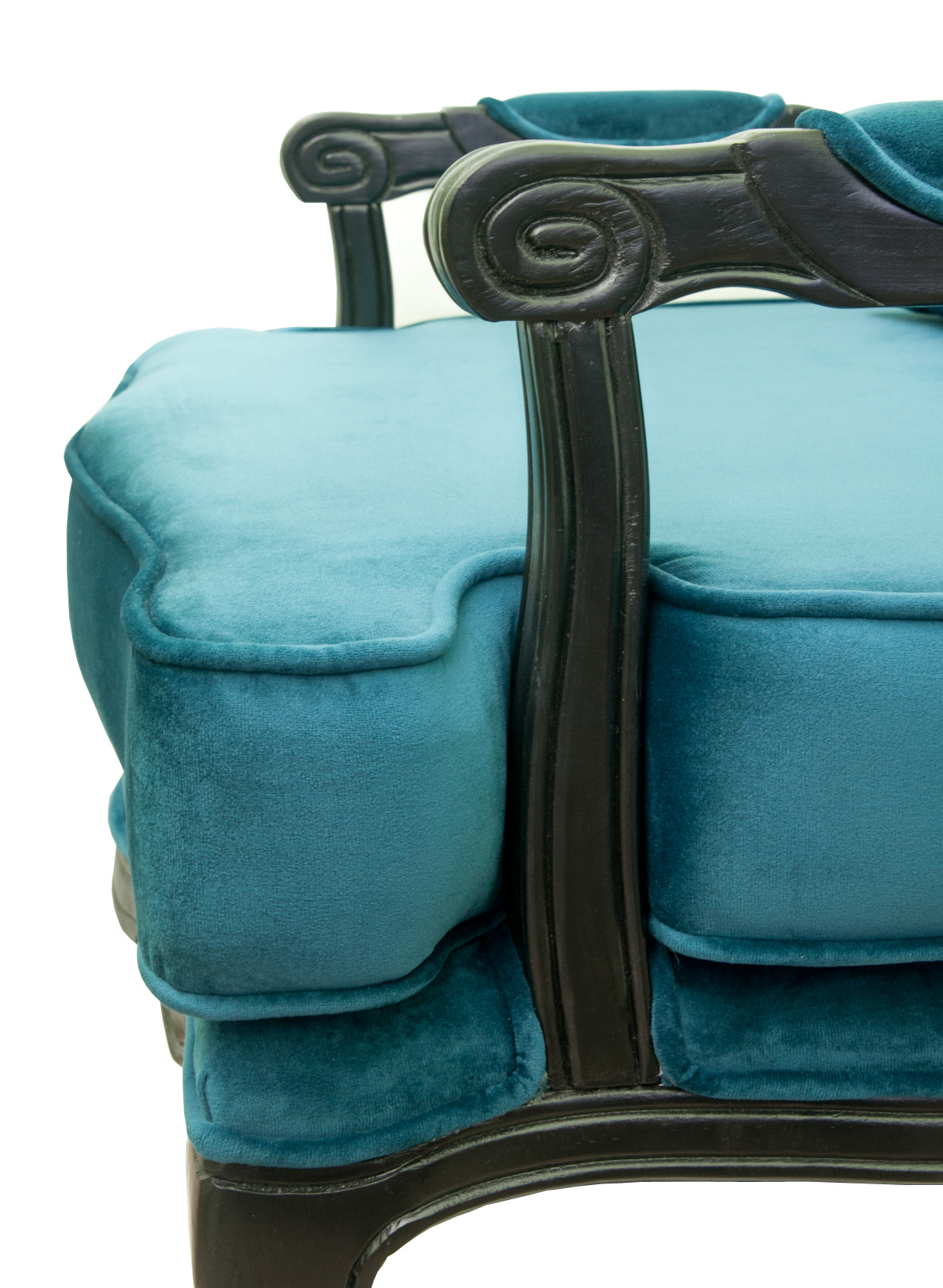 фото Полукресло модерн Nitro голубой цвет