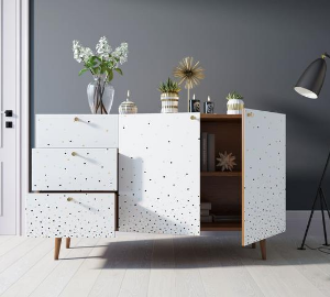купить Комод "Berber" с двумя дверками и ящиками принт 15 арт BB17/Print_15