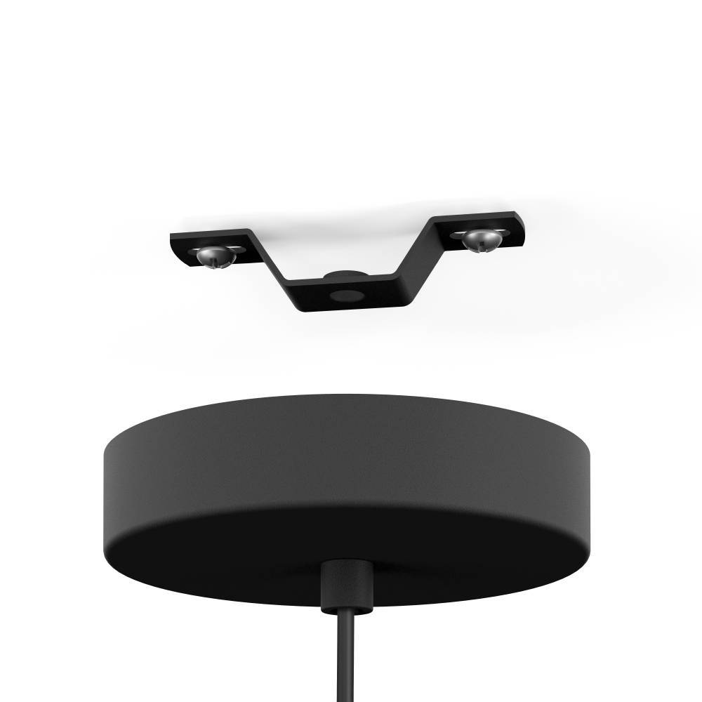 заказать 43965 Подвесной светильник (люстра) RINROE, 1X40W (E27), ?325, сталь, черный