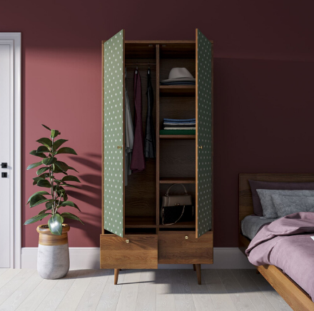 Шкаф двухстворчатый "Berber" принт 12 арт BB16/Print_12 в Москве Шкаф двухстворчатый "Berber" принт 12 арт BB16/Print_12