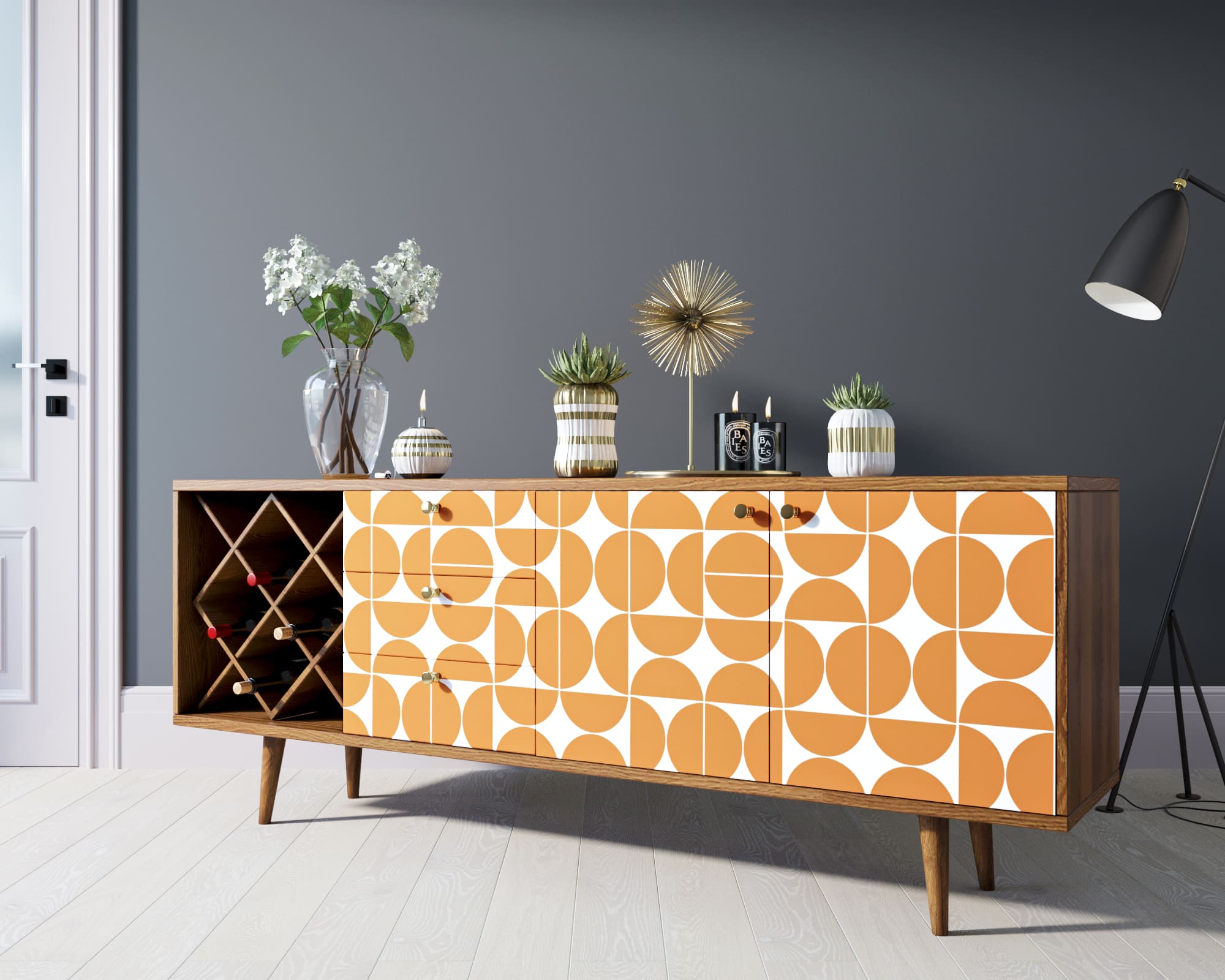 фото Комод "Berber" удлиненный с бутылочницей 14 принт арт BB15/Print_14 в Москве фото Комод "Berber" удлиненный с бутылочницей 14 принт арт BB15/Print_14