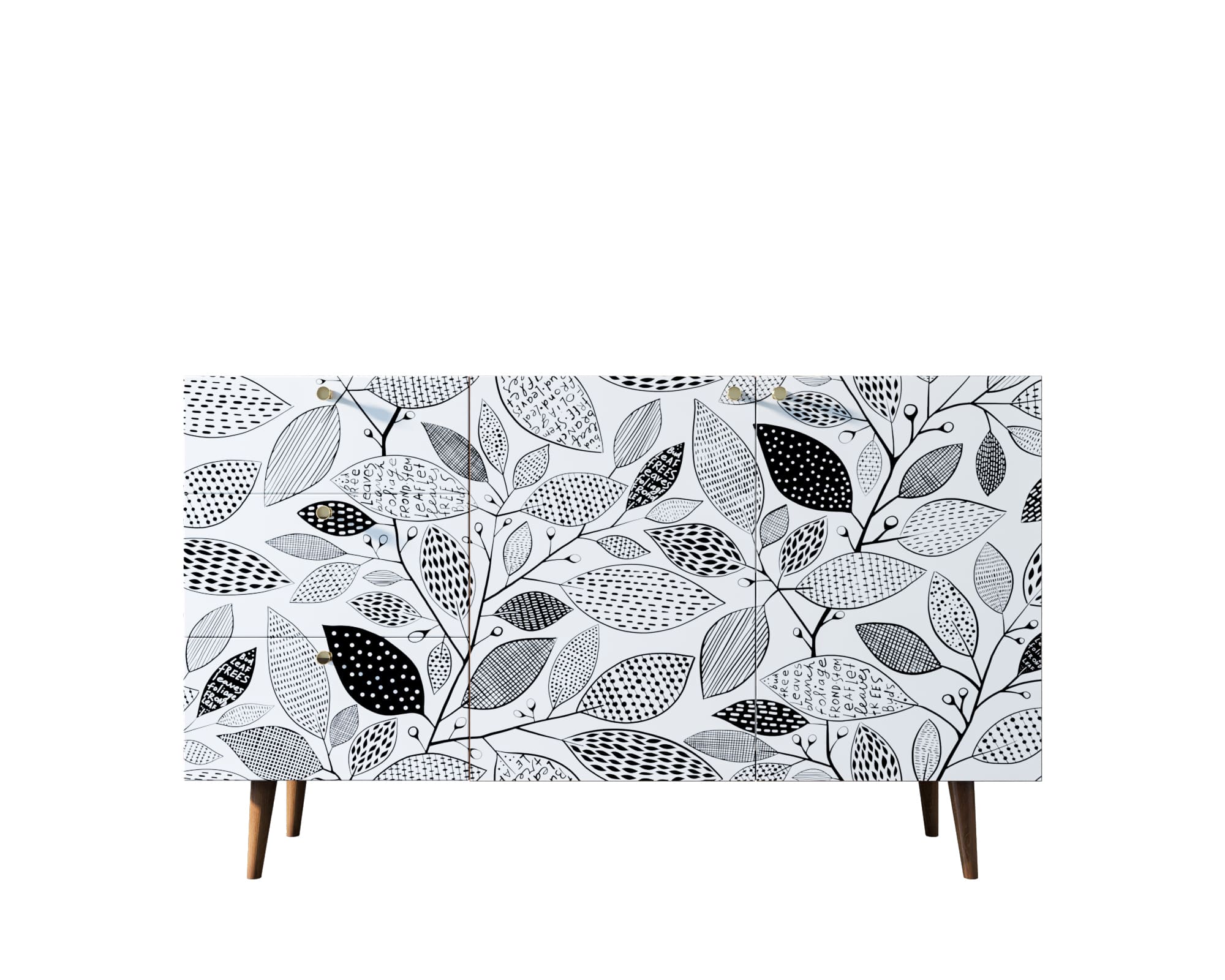 заказать Комод "Berber" с двумя дверками и ящиками принт 9 арт BB17/Print_09