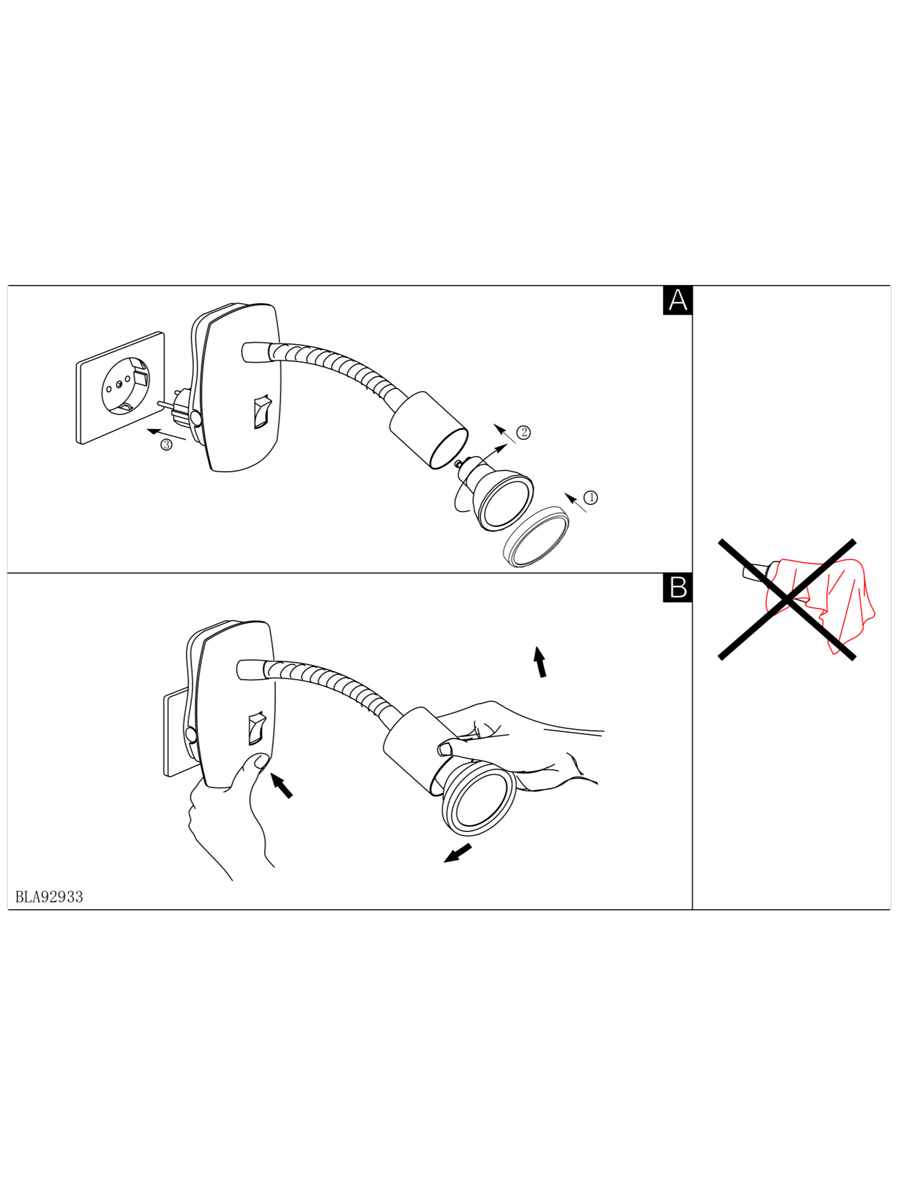 купить Бра в розетку светодиодное MINI 4 92933
