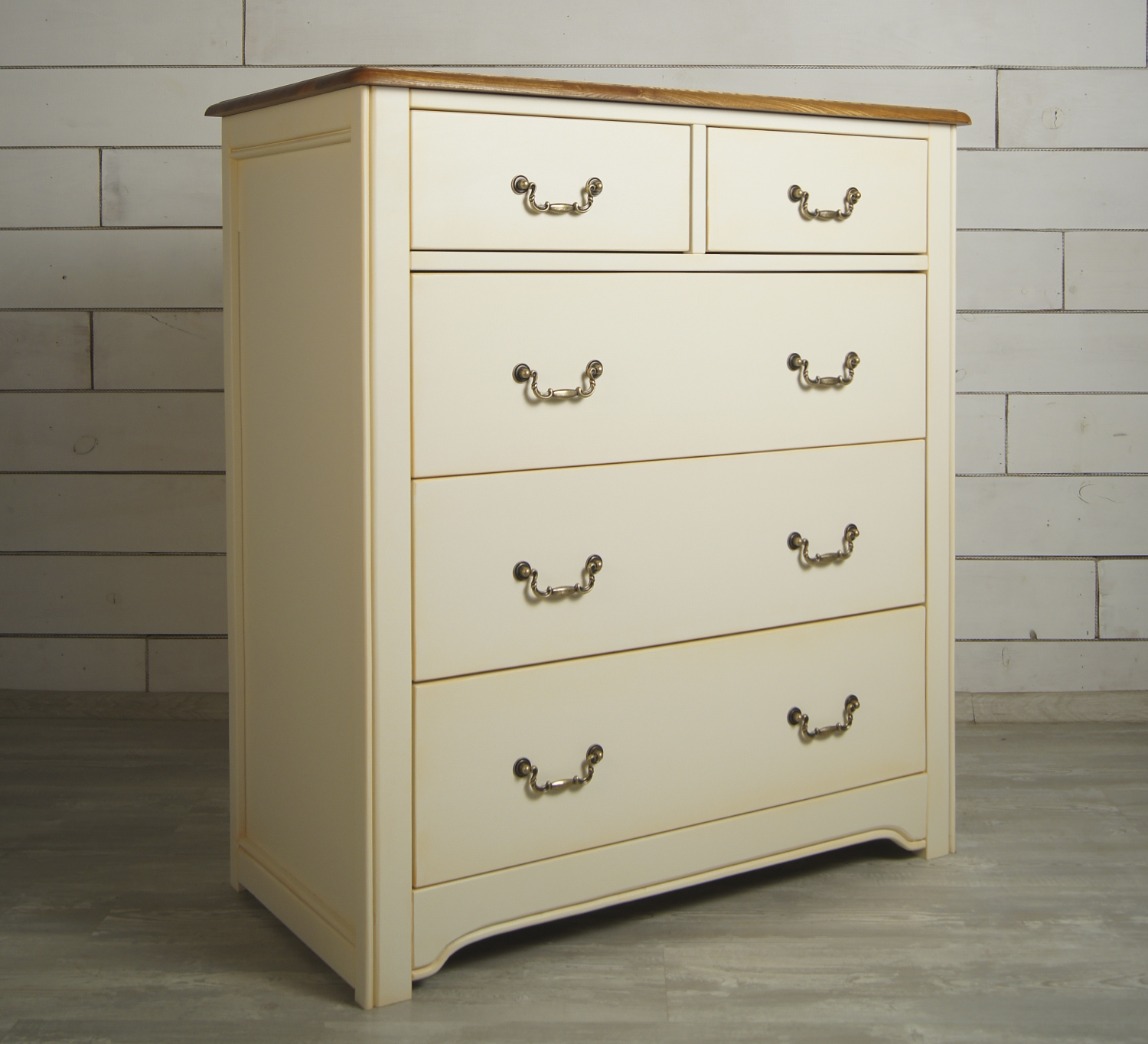 купить Бежевый комод "Olivia" на пять ящиков арт GA2005C