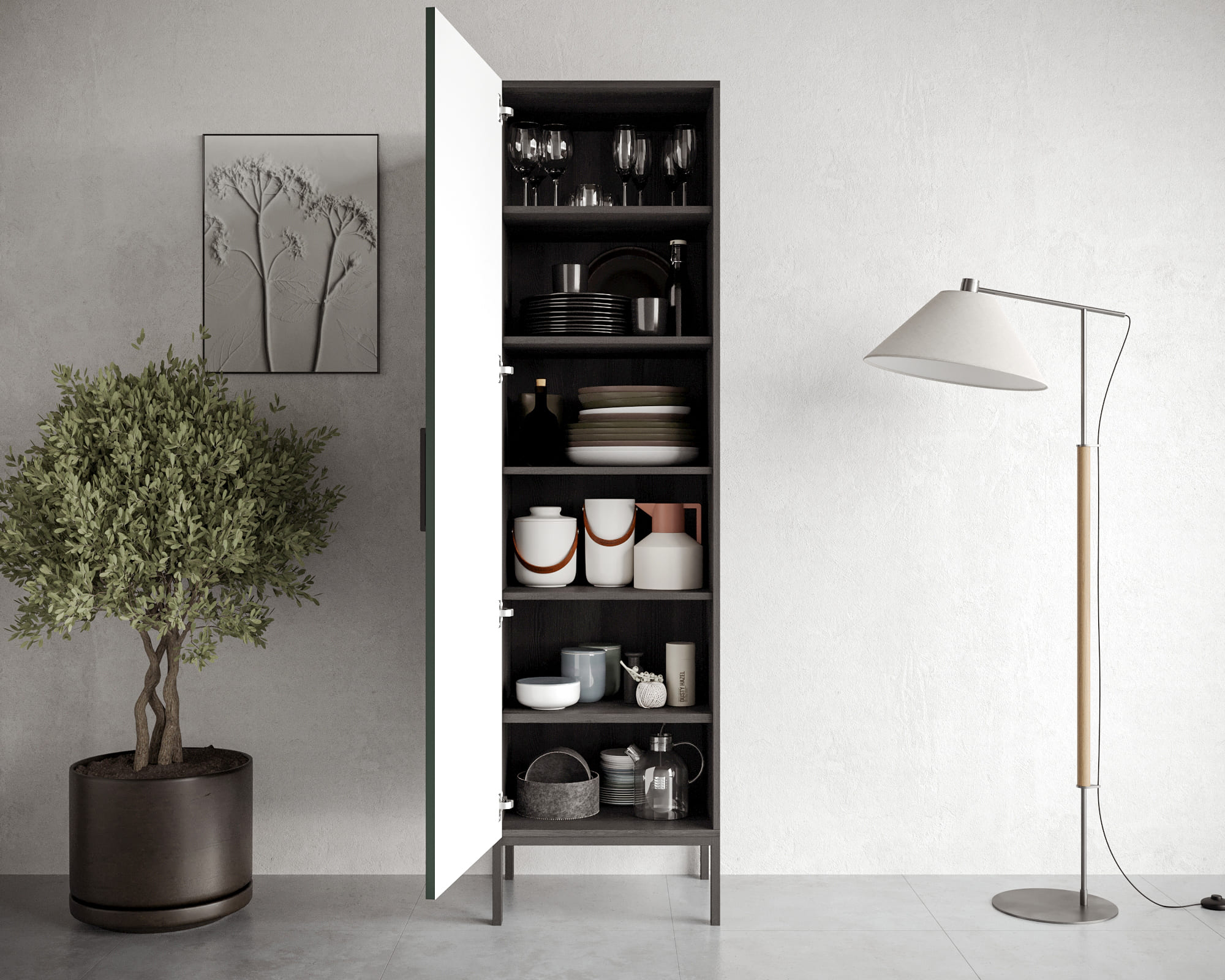 заказать Шкаф c одной дверкой "Nicole" арт NEM101G в Москве заказать Шкаф c одной дверкой "Nicole" арт NEM101G