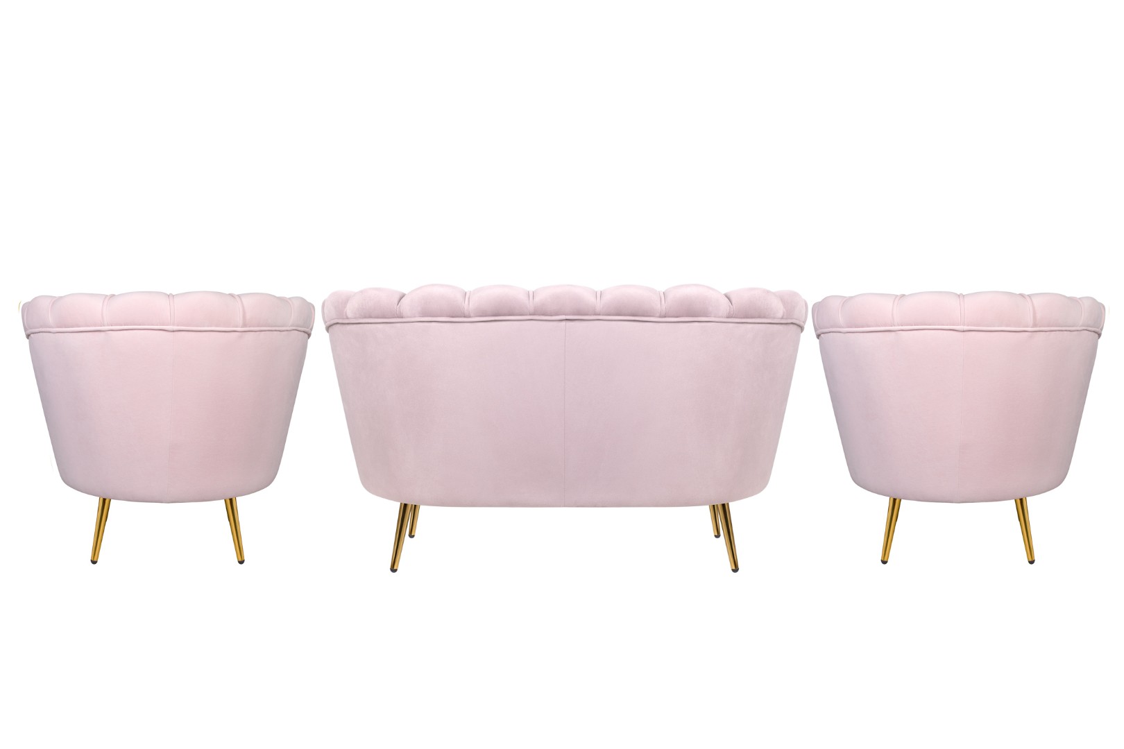 заказать Комплект кресел и дивана ракушка Pearl Double Pink V2 в Москве заказать Комплект кресел и дивана ракушка Pearl Double Pink V2