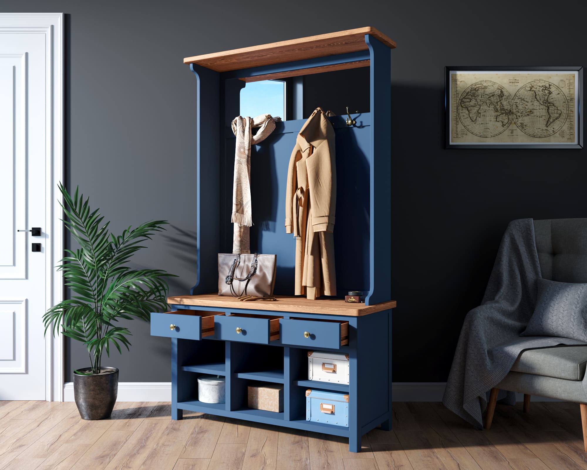 купить Прихожая в стиле Кантри "Jules Verne" арт JV13ETGB в Москве купить Прихожая в стиле Кантри "Jules Verne" арт JV13ETGB