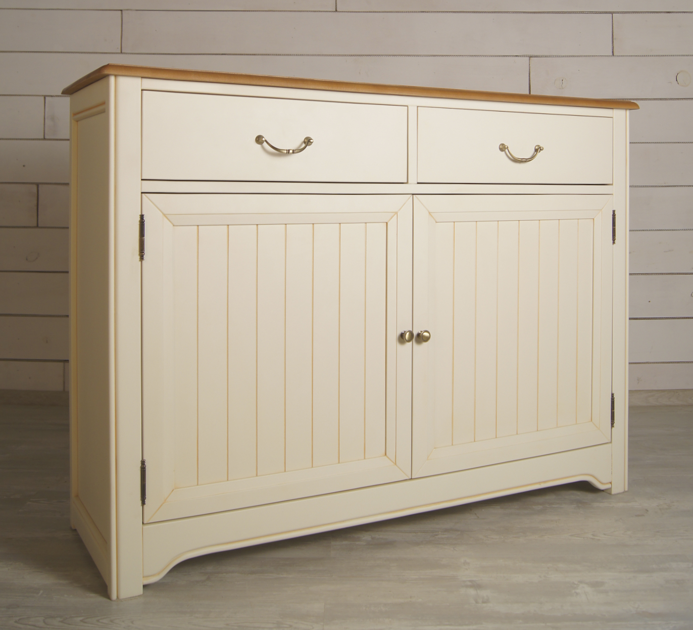 фото Комод Olivia из березы в бежевом цвете арт GA4005-1C в интерьере