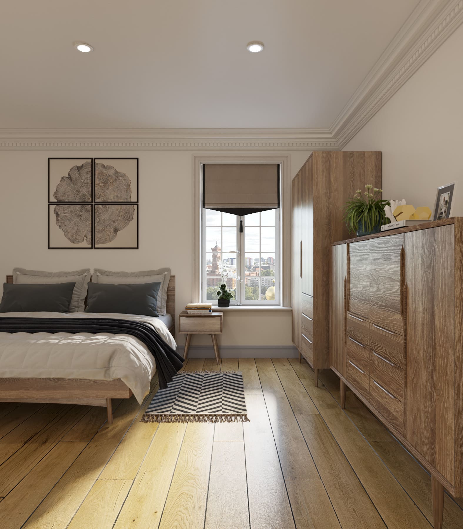 фото Кровать двуспальная в Скандинавском стиле "Bruni" 180х200 см арт BR-18 в интерьере в Москве фото Кровать двуспальная в Скандинавском стиле "Bruni" 180х200 см арт BR-18 в интерьере