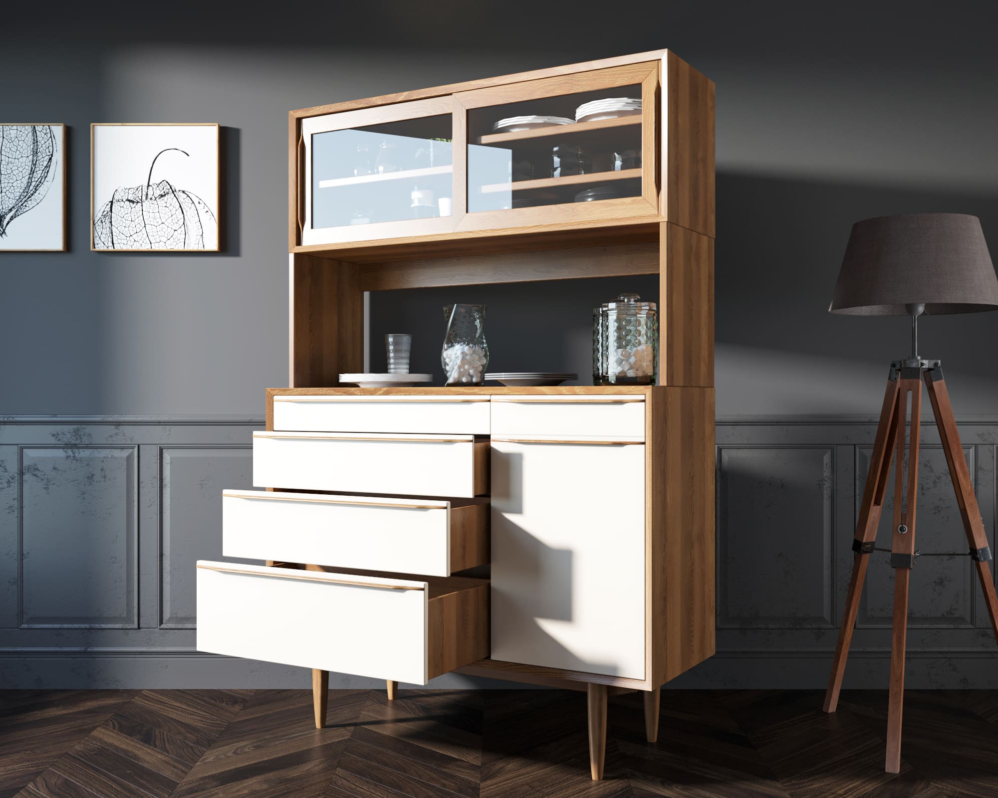 купить Буфет "Bruni white" арт BR38WH