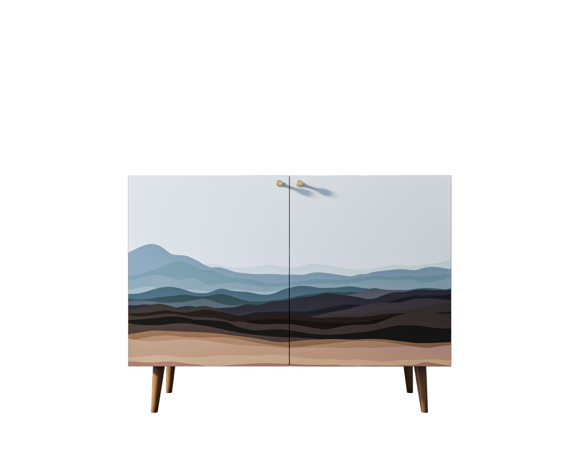 заказать Комод "Berber" две дверки 11 принт арт BB04/Print_11