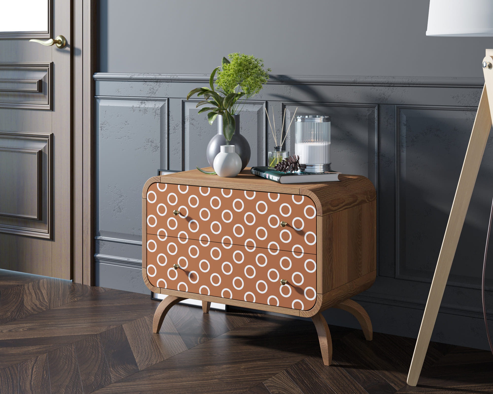 заказать Комод "Ellipse Print" с двумя ящиками принт 3 арт EL02/print_3 в Москве заказать Комод "Ellipse Print" с двумя ящиками принт 3 арт EL02/print_3