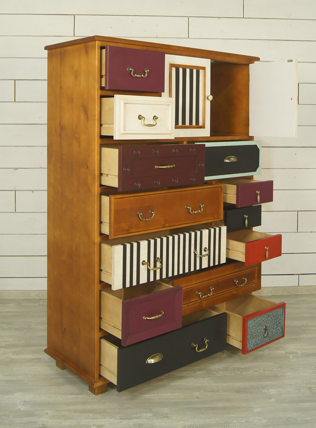 заказать Комод «Gouache Birch» вертикальный арт M10535ETG/1