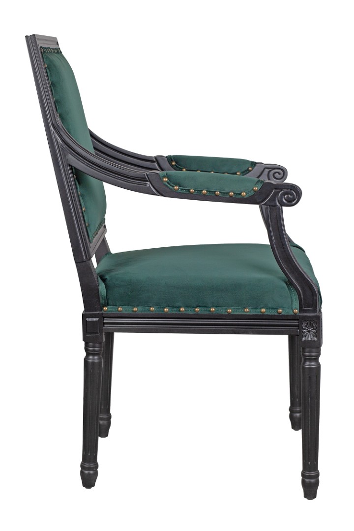 заказать Мягкий стул с подлокотниками Runako Green