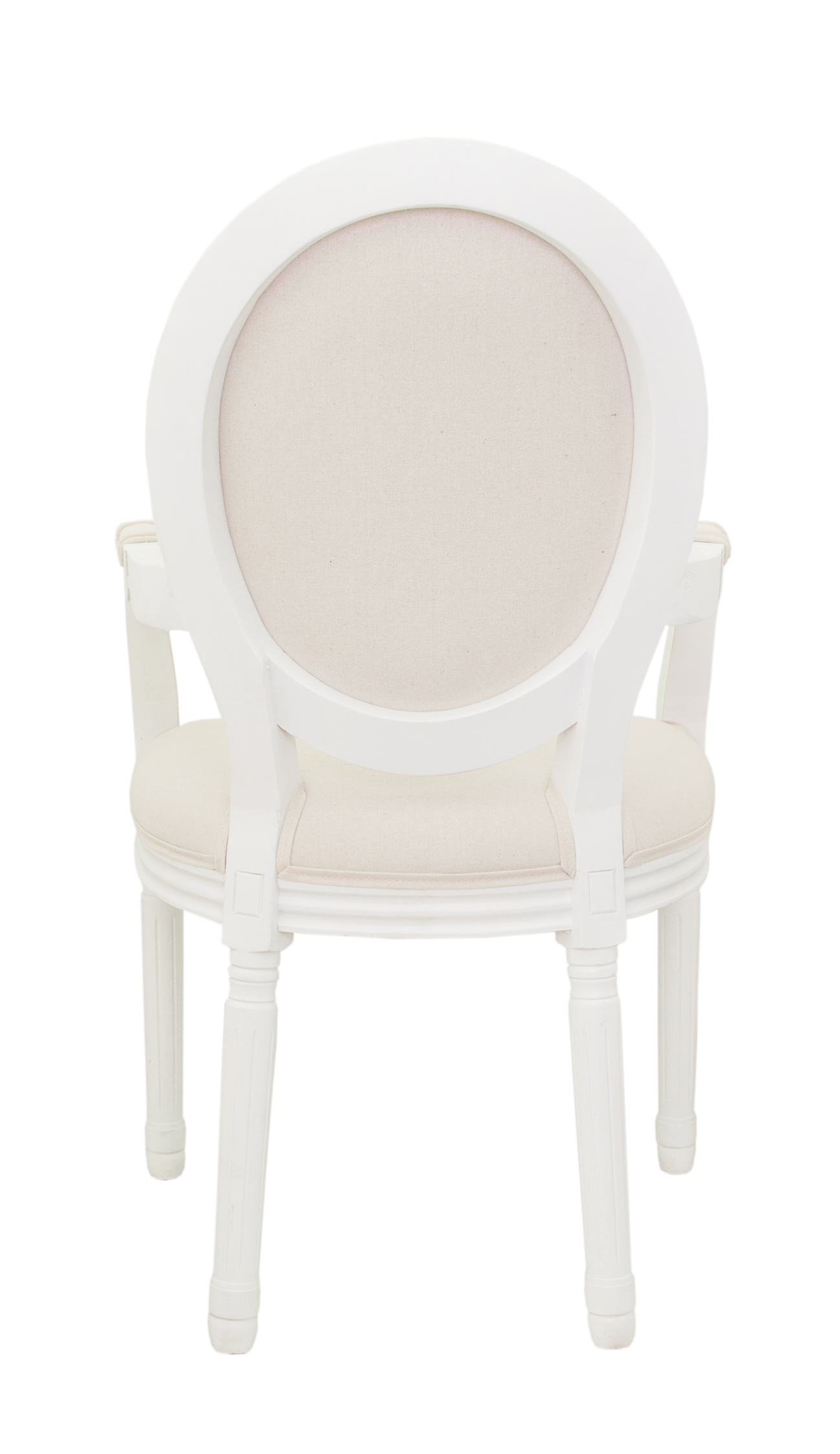 заказать Мягкий стул с подлокотниками Volker Arm Beige and White в Москве заказать Мягкий стул с подлокотниками Volker Arm Beige and White