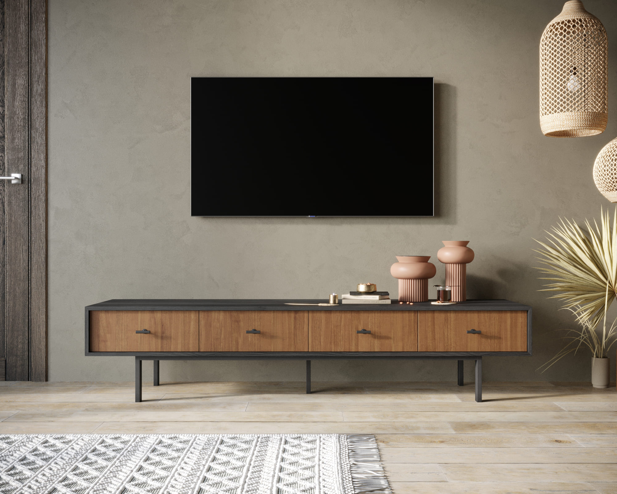 Комод с четырьмя ящиками под TV "Emerson" арт EM06 в интернет-магазине в Москве Комод с четырьмя ящиками под TV "Emerson" арт EM06 в интернет-магазине