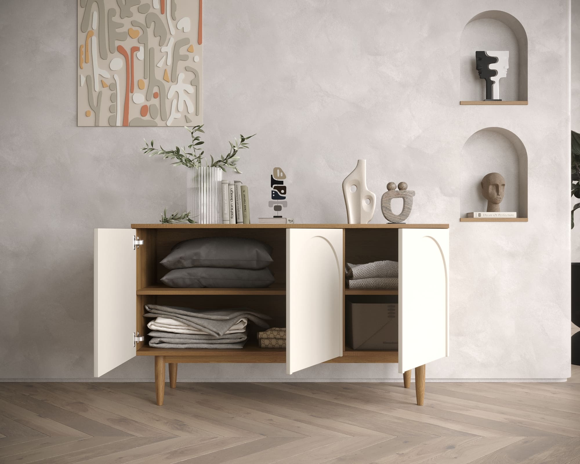 заказать Комод с тремя дверками "Arka" AR03