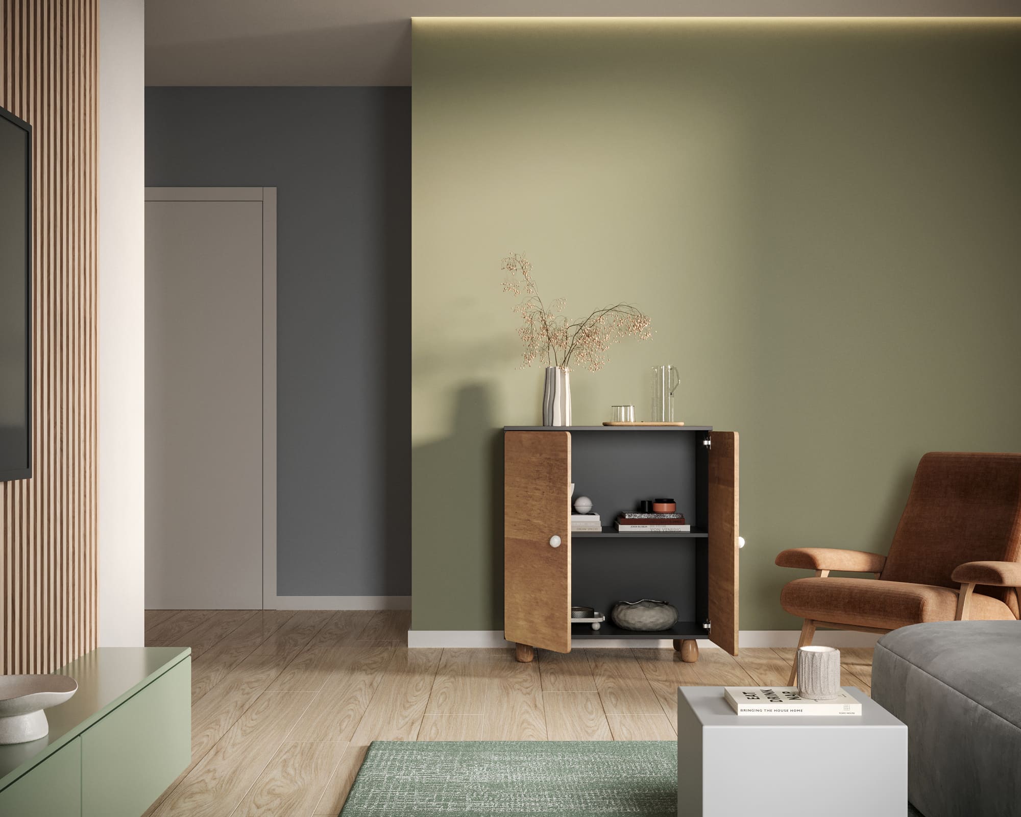 купить Комод с двумя дверками "Split" SP02