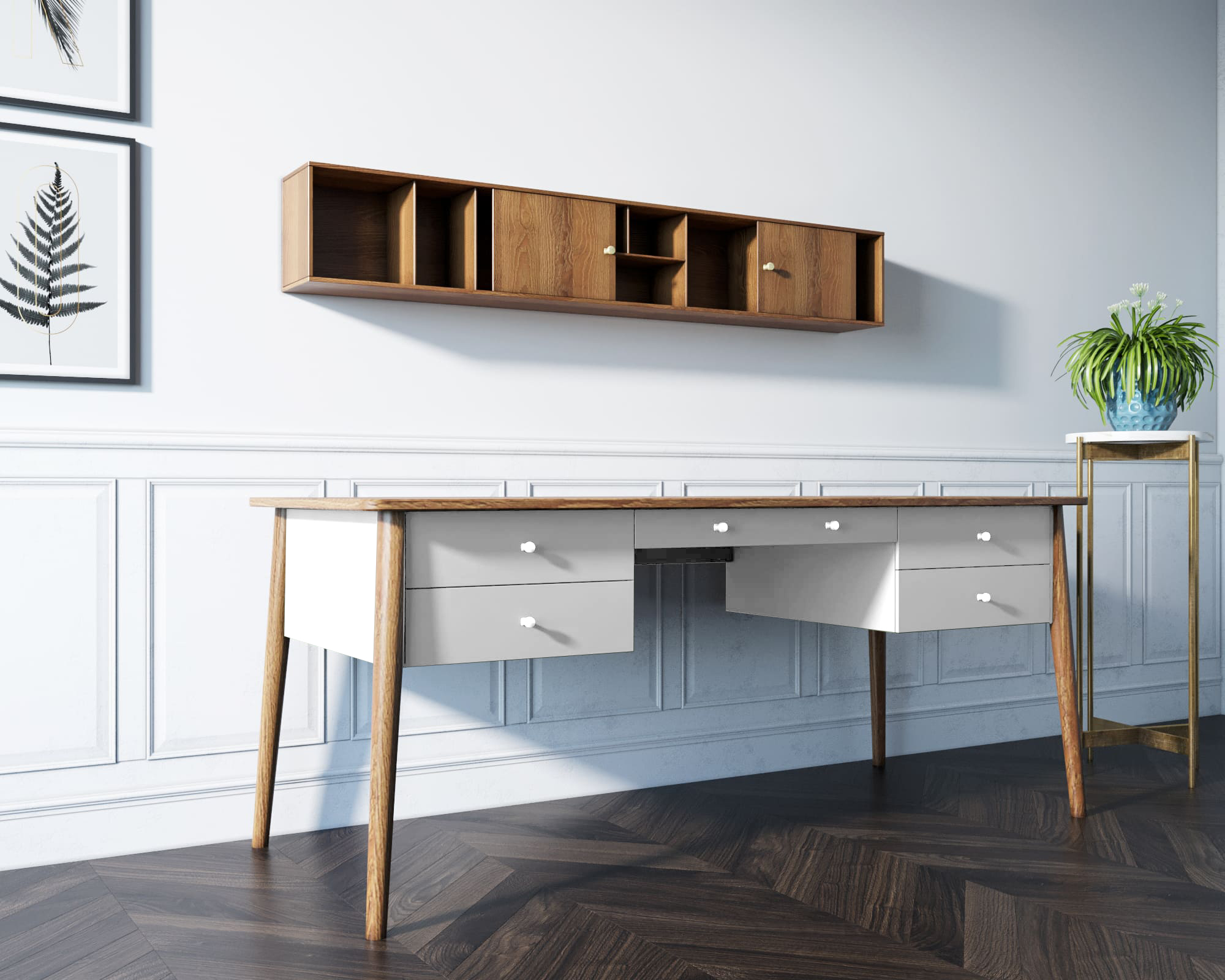 купить Рабочий стол "Andersen" арт AN11WH в Москве купить Рабочий стол "Andersen" арт AN11WH